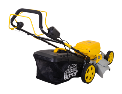 Газонокосилка аккумуляторная CLM-460/4MP Li ЕА+ (самоходная, с АКБ 4 А/ч и З.У.) Grey Huter-Tehinstrument