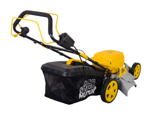 Газонокосилка аккумуляторная CLM-460/4MP Li ЕА+ (самоходная, с АКБ 4 А/ч и З.У.) Grey Huter-Tehinstrument