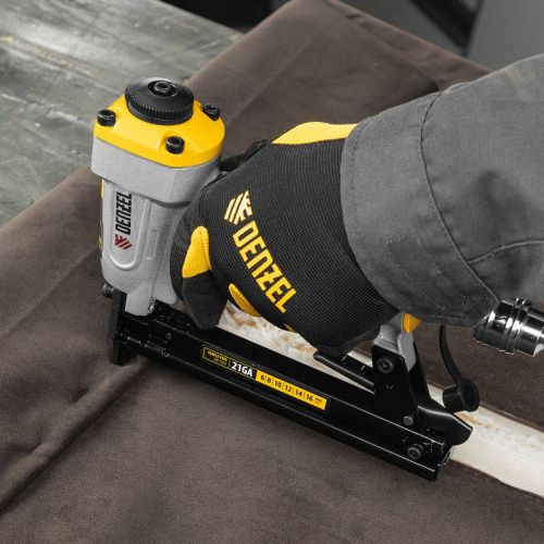 Степлер пневматический PS8016 для прямоугольных скоб 21GA от 6 до 16 мм Denzel-Tehinstrument