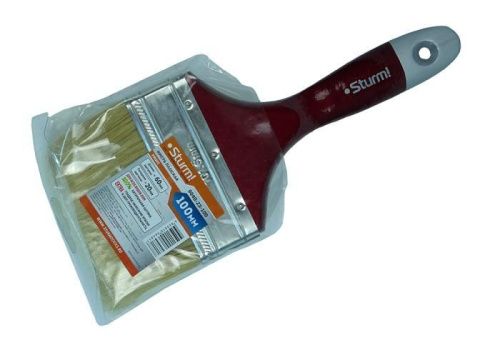 Кисть плоская "Profi" 4" (100 мм), натуральная щетина  Sturm-Tehinstrument