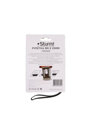 Рулетка 5x25мм,  Sturm-Tehinstrument