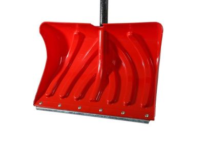 Лопата снегоуборочная 49х35 см, морозостойкий пластик, фибергласовый черенок  Sturm-Tehinstrument