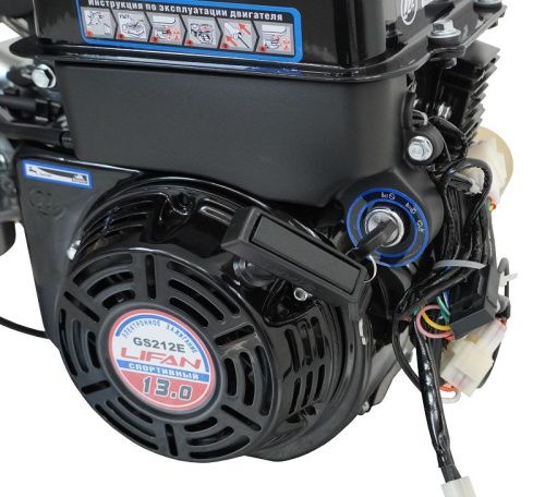Двигатель Lifan GS212E, вал ?20мм, катушка 7Ампер-Tehinstrument
