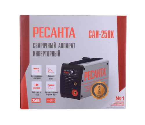Сварочный аппарат инверторный Ресанта САИ 250К (компакт)-Tehinstrument