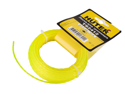 Леска Huter TS2412 для триммера, 2.4 мм, витой квадрат-Tehinstrument