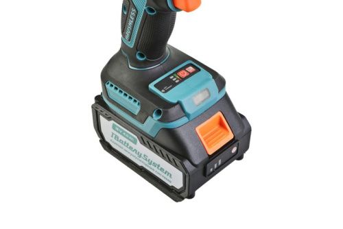 CD1655BLI Дрель аккумуляторная ударн.  Sturm, б/щ 18В, 1BatterySystem, 130Нм, 1х4.0Ач, кейс-Tehinstrument