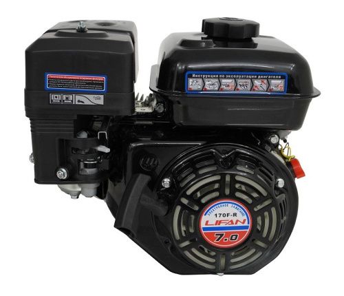 Двигатель Lifan 170F-R, вал ?20мм, катушка 3 Ампера-Tehinstrument