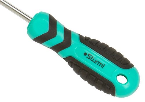 Отвертка TORX TT20H*100мм, с отверстием, CrV магнитный наконечник  Sturm-Tehinstrument