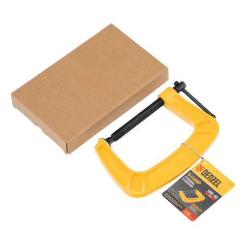 Струбцина G-образная, усиленная, 100 мм Denzel-Tehinstrument