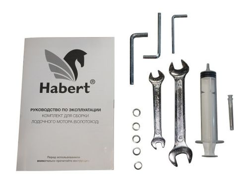 Мотор лодочный болотоход Habert (двигатель Loncin LC170F-2 D19)-Tehinstrument