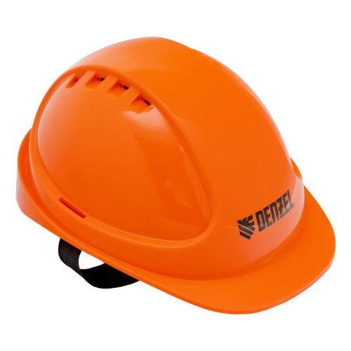 Каска защитная ударопрочная, ABS/PC, плавная регулировка, модель «Форвард» (К-05)оранж. Denzel-Tehinstrument