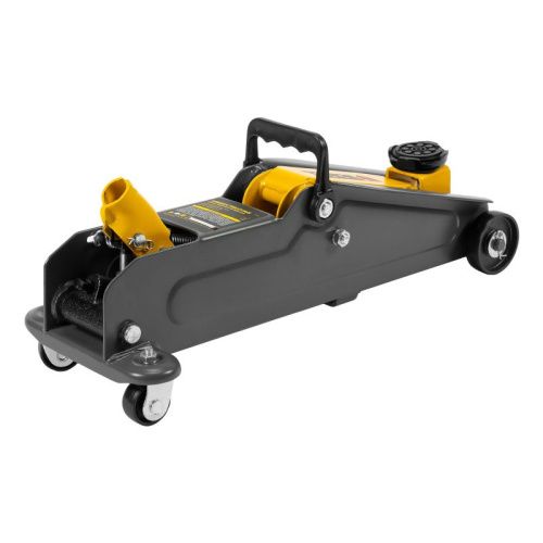 Домкрат гидравлический подкатной, 2 т, 135-385 мм, в пласт. кейсе Denzel-Tehinstrument