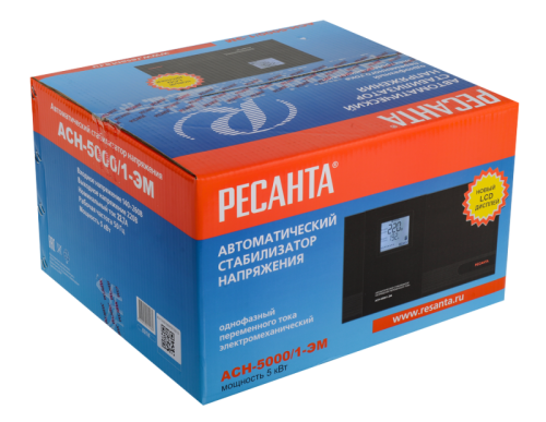 Стабилизатор напряжения РЕСАНТА АСН-5000/1-ЭМ-Tehinstrument