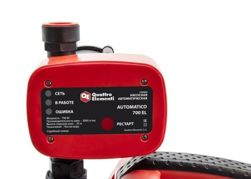 Насосная станция QUATTRO ELEMENTI Automatico  700 EL-Tehinstrument