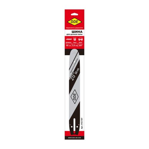 Шина пилы цепной сварная DDE 20"/ 50 см 3/8"-1,5-72 зв  проф.-Tehinstrument