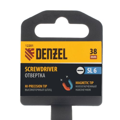 Отвертка Denzel SL6x38 мм-Tehinstrument