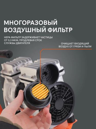 Компрессор поршневой безмасляный Patriot WO 100-440-Tehinstrument