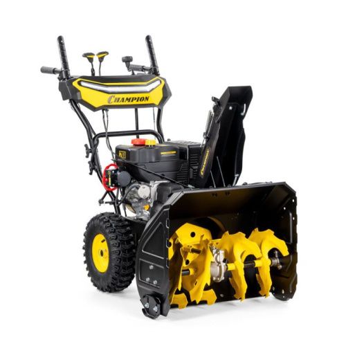 Снегоотбрасыватель CHAMPION ST763E (7лс,62см,6F/2R,колеса,3л,81кг,эл.стартер,фары,обогрев рук, зимн.-Tehinstrument