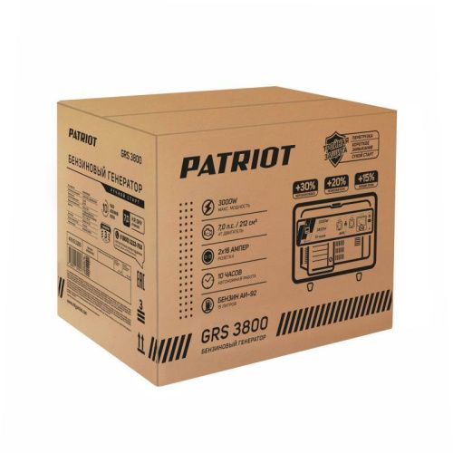 Генератор бензиновый Patriot GRS 3800-Tehinstrument