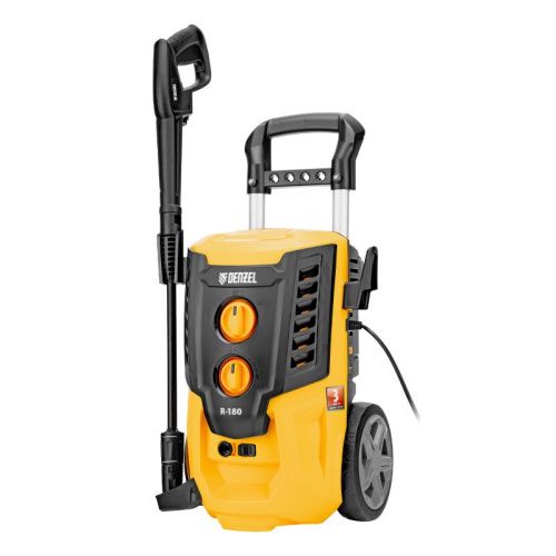 Моечная машина высокого давления R-180, 2200 Вт, 180 бар, 380 л/ч, колесная// Denzel-Tehinstrument