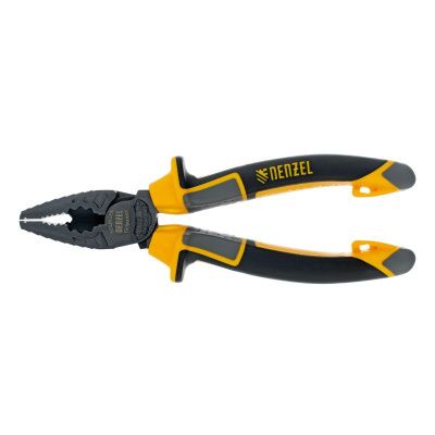 Плоскогубцы комбинированные 165 мм, трехкомпонентные рукоятки Denzel-Tehinstrument