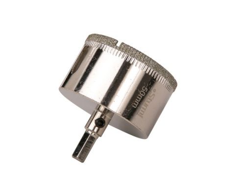 Коронка алмазн. По керам. Плитке и стеклу 50 х 55 мм,  с центрир. Сверл.  Sturm-Tehinstrument