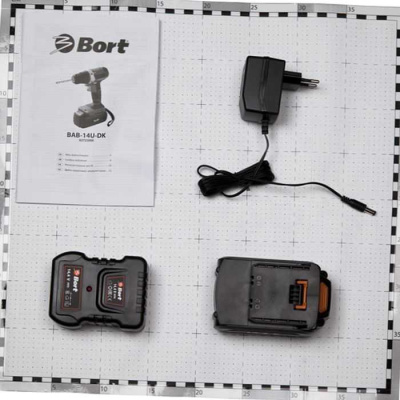 Аккумуляторный шуруповерт Bort BAB-14U-DK (дрель-шуруповерт Борт 14), 93723996-Tehinstrument