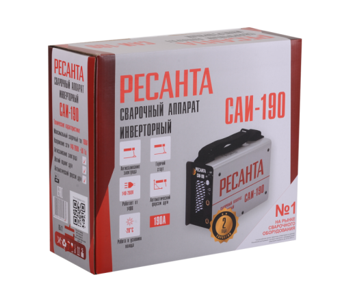 Сварочный аппарат инверторный Ресанта САИ 190-Tehinstrument