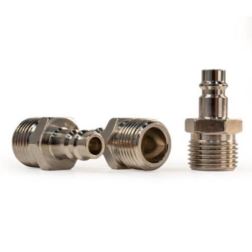 Штуцер папа с наружной резьбой 1/2M, никелированная сталь, 50шт, Aurora-Tehinstrument