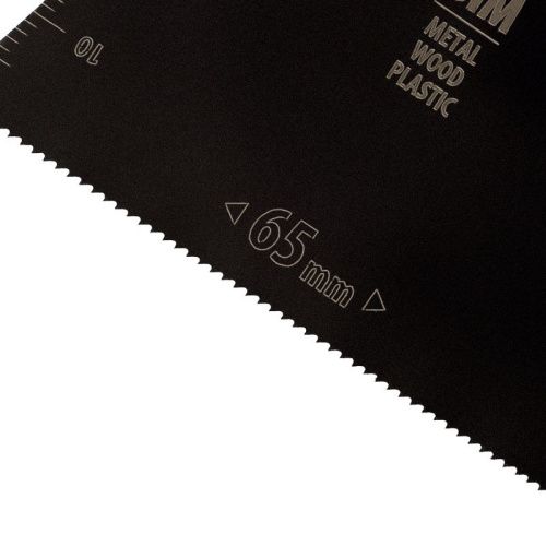 Насадка для МФИ режущая прямая, BiM, по металлу и дереву, 65 x 1.2 мм, мелкий зуб Denzel-Tehinstrument