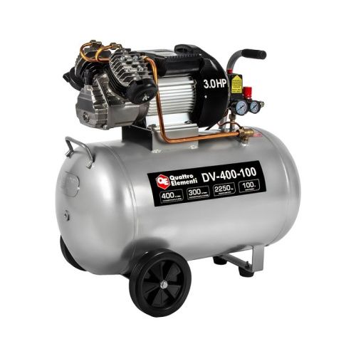 Компрессор поршневой масляный QUATTRO ELEMENTI DV-400-100-Tehinstrument