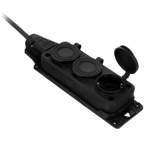 Удлинитель-шнур силовой Top Series, КГТТ, 20м, 3 розетки, 3 x 1,5 мм, 3 м Denzel-Tehinstrument