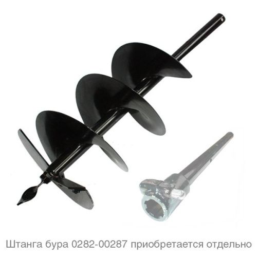 Шнек для мотобура для земли, однозаходный, Oleo-Mac 30х85 см. (0280-00074A)-Tehinstrument