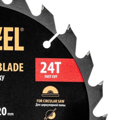 Пильный диск по дереву ф216 х 20 мм, 24 зубьев Denzel-Tehinstrument