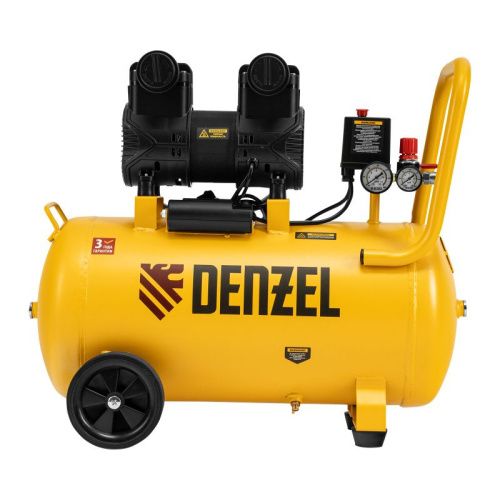 Малошумный безмасляный компрессор Denzel DLP-1500/50-Tehinstrument