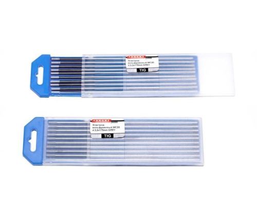 Вольфрамовый электрод WC-20 d.3.2x175mm GREY, Aurora-Tehinstrument