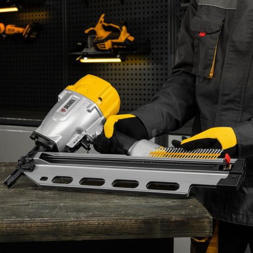 Нейлер пневматический PN2190 для гвоздей SN21 от 50 до 90 мм Denzel-Tehinstrument