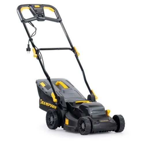 Газонокосилка эл. CHAMPION EM3414 (1,4 кВт травосб. 35л ширина 340мм 20-70мм, 10,7кг)-Tehinstrument