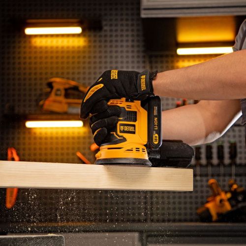 Машина шлифовальная эксцентриковая аккумуляторная Denzel COS-125-0-Tehinstrument