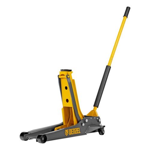 Домкрат гидравлический подкатной, 3 т, 85-610 мм, быстрый подъем, низ. подхват, проф, SUV Denzel-Tehinstrument