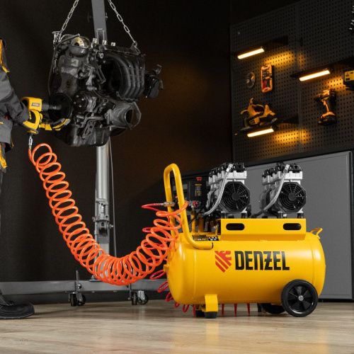 Компрессор безмасляный, малошумный Denzel DLS 1500/50-Tehinstrument