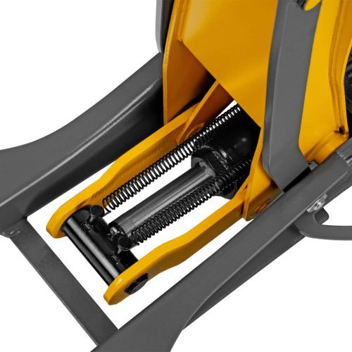 Домкрат гидравлический подкатной, 3 т, 75-500 мм, быстрый подъем, низкий подхват, проф. Denzel-Tehinstrument