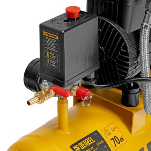 Малошумный безмасляный компрессор Denzel DLP-950/10-Tehinstrument