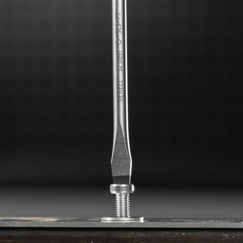 Отвертка, SL5x75 мм, S2, 3к рукоятка Denzel-Tehinstrument