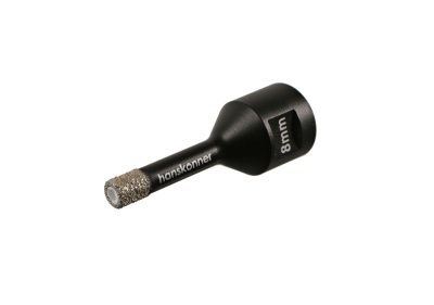 Коронка алмазная для УШМ, tilepro, 8 мм, вакуумн. Спекание алмазов, Hanskonner-Tehinstrument