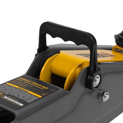 Домкрат гидравлический подкатной, 2 т, 135-385 мм Denzel-Tehinstrument