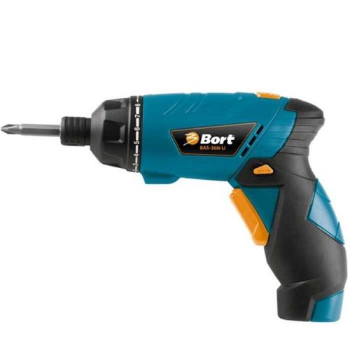 Аккумуляторная отвертка Bort BAS-36N-Li (отвертка Борт 36), 93728182-Tehinstrument