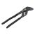 Клещи переставные, кнопочный механизм, обливные рукоятки, сантехнические, 250 мм Denzel-Tehinstrument