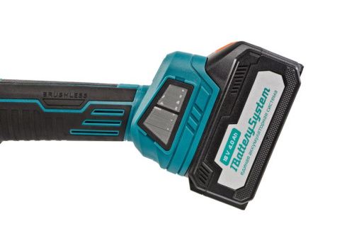 CAG18125BLE  УШМ аккумуляторная б/щ  Sturm, 18В, 1BatterySystem, 125мм, плавн пуск, 1х4Ач,кейс-Tehinstrument