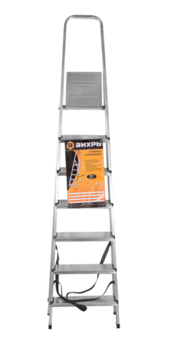 Стремянка алюминиевая ВИХРЬ СА 1х7-Tehinstrument